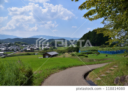 從飛鳥/飛鳥國立歷史公園看飛鳥村 118814080
