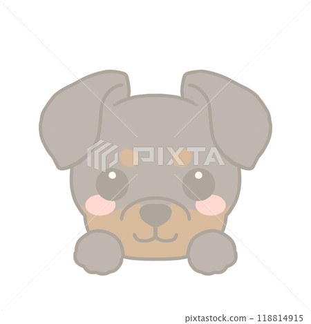 Illustration of miniature pinscher 118814915