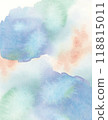 背景圖形材料塗有蒼白而美麗的模擬水彩隔離色顏料 118815011