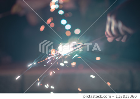 Flash of Fireworks Flash of Fireworks 118815360