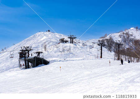 Hakuba Village, Kitaazumi District, Nagano Prefecture Jizo's Head (Tohmi Mountain Range) seen from Hakuba Goryu Ski Resort Hakuba Village, Kitaazumi District, Nagano Prefecture Jizo's Head (Tohmi Mountain Range) seen from Hakuba Goryu Ski Resort 118815933