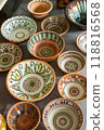 Ukrainian ceramics. Painting of plates. 118816568