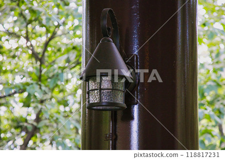 A cute retro design gate light A cute retro design gate light 118817231