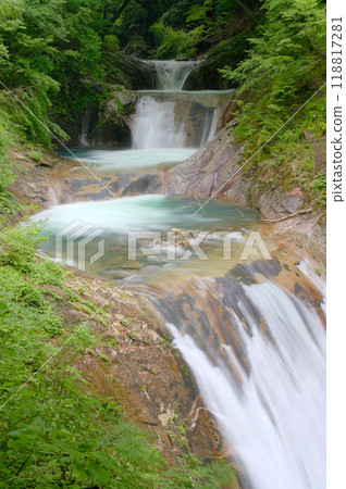 西澤谷，瀑布七盆五步 118817281