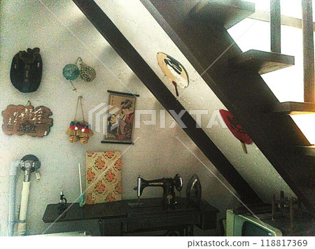 Hokkaido, Shakotan, Nagomi-no-Yado Iida, Retro Stairs, Retro Old House Hokkaido, Shakotan, Nagomi-no-Yado Iida, Retro Stairs, Retro Old House 118817369