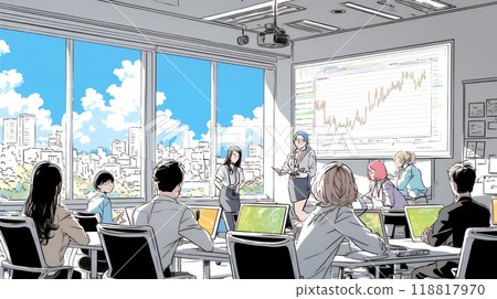 Corporate meetings and in-house training 118817970