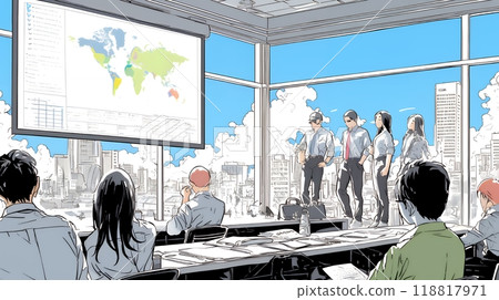 Corporate meetings and in-house training 118817971
