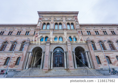 The Grand Facade of the National Museum, Stockholm. 118817982