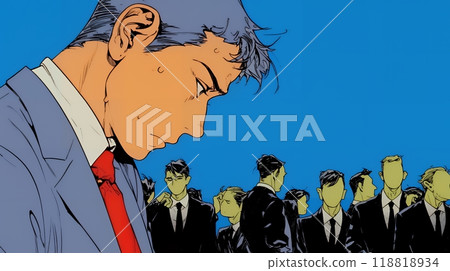 Distressed business person 118818934