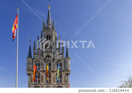 town hall in the Netherlands, Gouda 118819414
