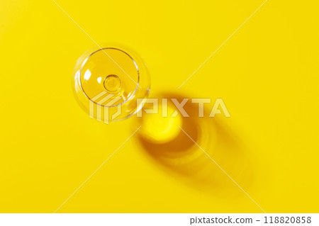 Wine glass on a bright background 118820858