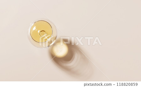 Wine glass on a bright background 118820859