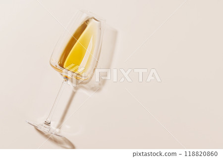Wine glass on a bright background 118820860