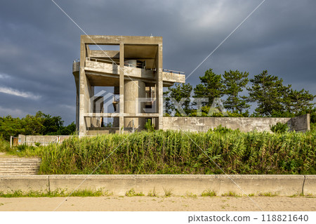 Mattou Seaside Park Observation Rest Area, built 1992 Hakusan City, Ishikawa, Japan Mattou Seaside Park Observation Rest Area, built 1992 Hakusan City, Ishikawa, Japan 118821640