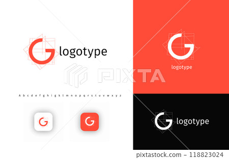 Geometric letter G, minimalist logo, blueprint monogram for architectural building, futuristic technology, innovative science. Modern logo concept. Vector illustration Geometric letter G, minimalist logo, blueprint monogram for architectural building, futuristic technology, innovative science. Modern logo concept. Vector illustration 118823024