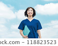 Portrait of a female healthcare worker 118823523