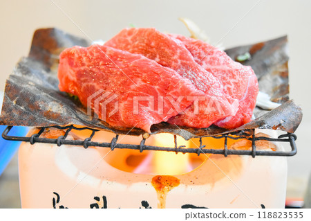 白川鄉的鄉土料理:穗葉燒 白川鄉的鄉土料理:穗葉燒 118823535