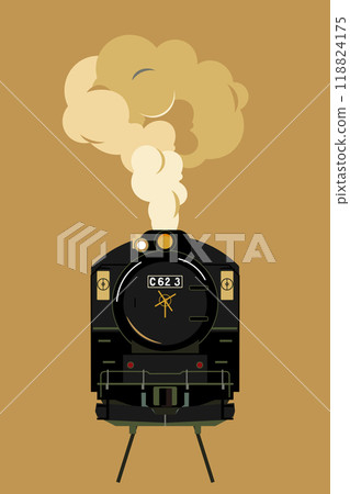 SL C62 3復古壁紙插畫 118824175