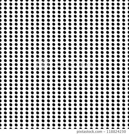 Simple vector dotted monochrome pattern 118824230