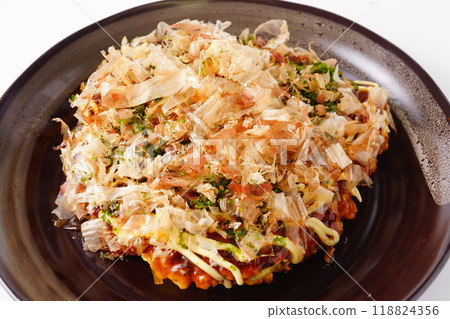 Pork ball okonomiyaki Pork ball okonomiyaki 118824356