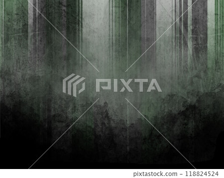 Decadent background of black haze and old, worn striped pattern 04 118824524