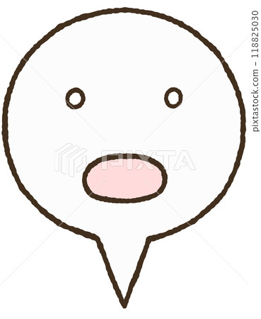 Simple speech bubble icon 118825030