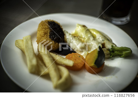 Delicious buffet meals 118827656