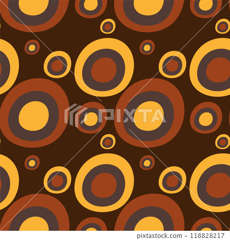 Retro Circular Pattern Design 118828217