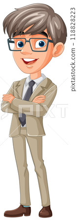 Confident Businessman in Suit Confident Businessman in Suit 118828223