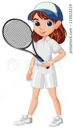 Young Tennis Player Ready to Play Young Tennis Player Ready to Play 118828224