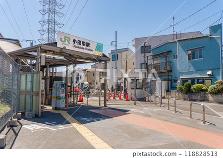 Station front view: Odasakae Station Station front view: Odasakae Station 118828513