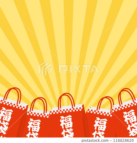 Lucky bag background material square Lucky bag background material square 118828620