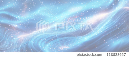 抽象的藍色背景與閃光的星星 抽象的藍色背景與閃光的星星 118828637