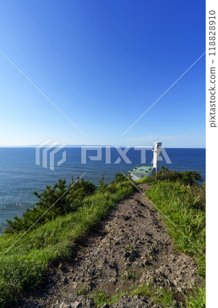 新潟夏季角田岬燈塔 新潟夏季角田岬燈塔 118828910