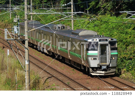 [JR Hokkaido] 733 series 0 (Hakodate Main Line: Taima to Shinrin-koen) 118828949