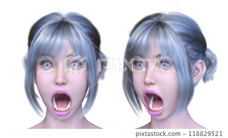 Close-up of a woman's face Close-up of a woman's face 118829521