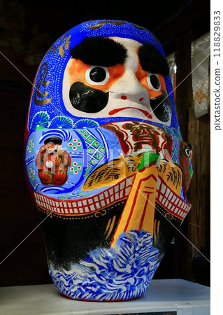 A lucky craft created during the Tenpo era... Sendai Paper Mache [Matsukawa Daruma] 118829833