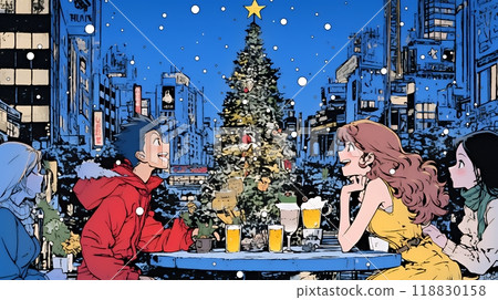 Young people's Christmas party 118830158