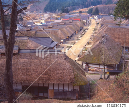 Ouchijuku "Nationally designated Important Preservation District for Groups of Traditional Buildings" / Former post town in Aizu, Shimogo Town, Minamiaizu District, Fukushima Prefecture 118830175