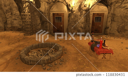 Underground temple 118830431