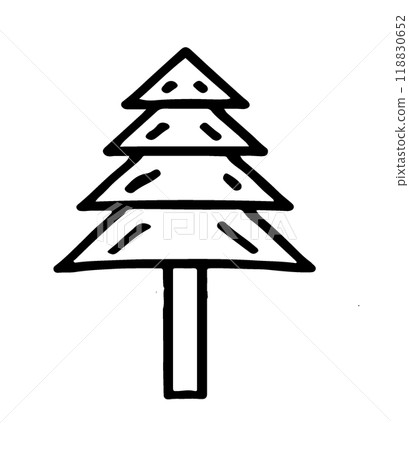 簡單的樹例證 118830652