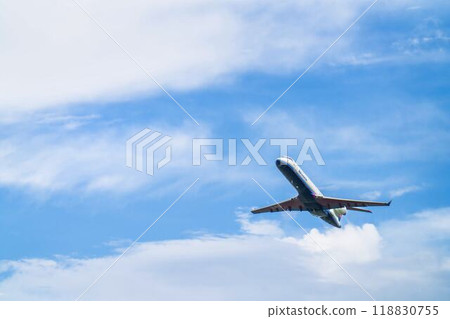 Plane taking off, Natori City, Miyagi Prefecture 118830755