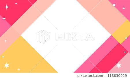 Pop red background frame 118830929