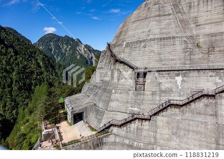 新展望廣場/彩虹露台及室外樓梯 富山縣立山町黑部水壩 118831219