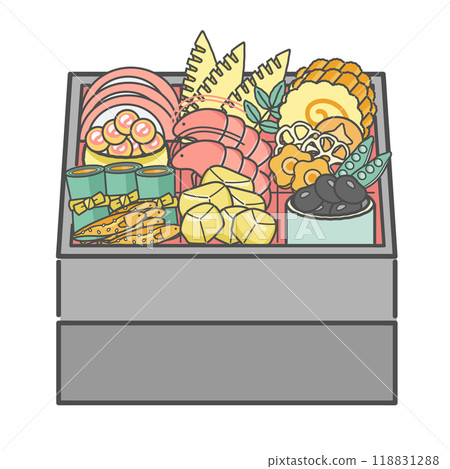 Osechi 美食插圖 118831288