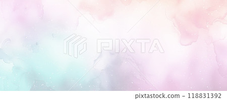柔和的色彩水彩背景 118831392