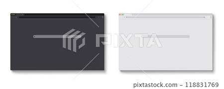 Browser windows set isolated on background 118831769