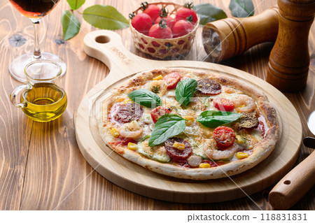 混合披薩 118831831