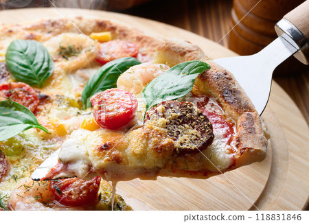 混合披薩 118831846