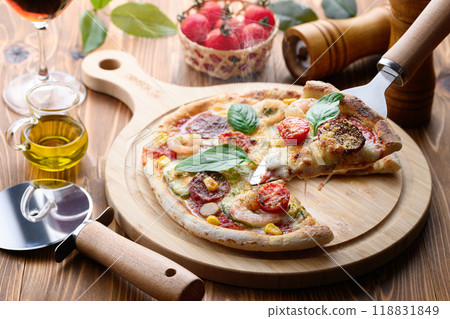 混合披薩 118831849